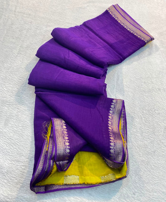 ✨ PREMIUM QUALITY VISCOSE SILK SAREES WITH SEQUENCE BLOUSE ✨