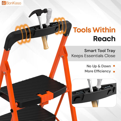 Steel Kitchen Ladder
