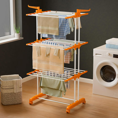 Happer Premium Clothes Stand for Drying with Wheels