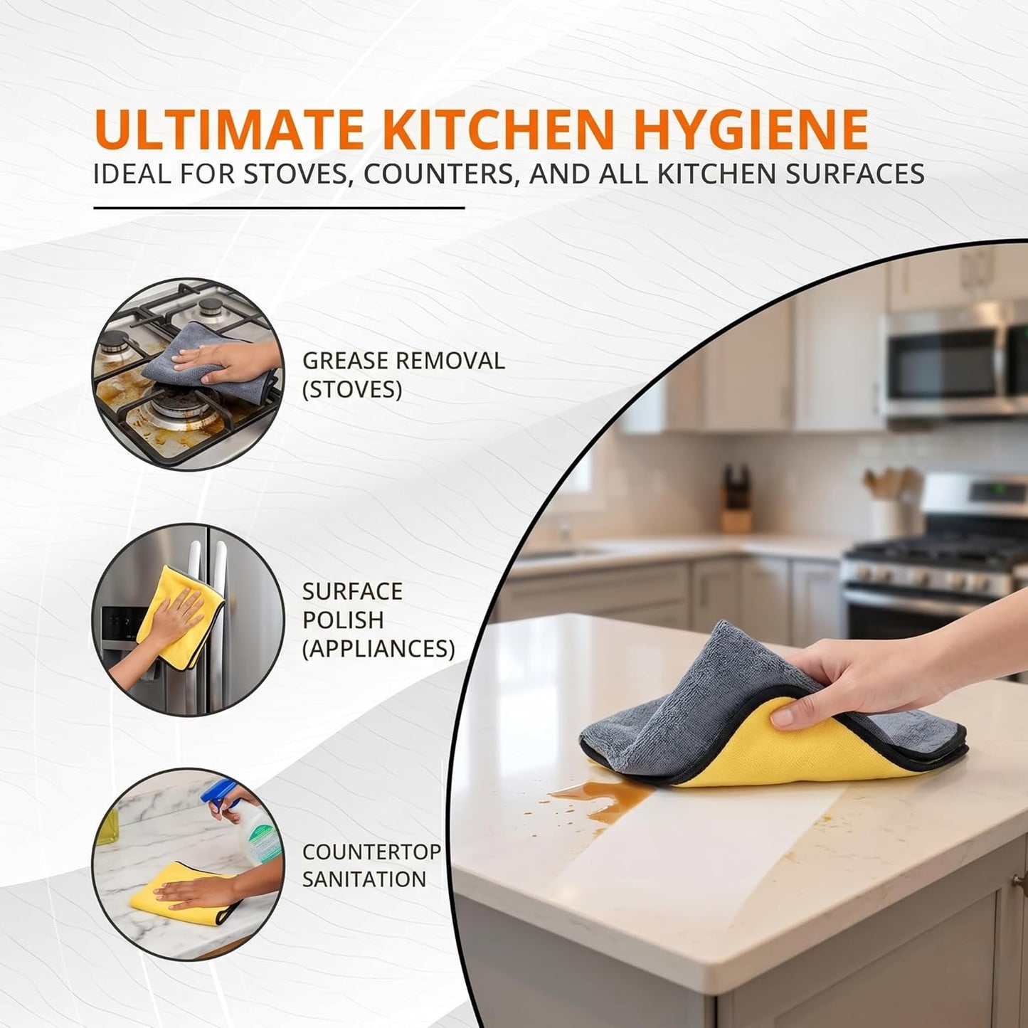 Microfiber Kitchen Cleaning Cloth