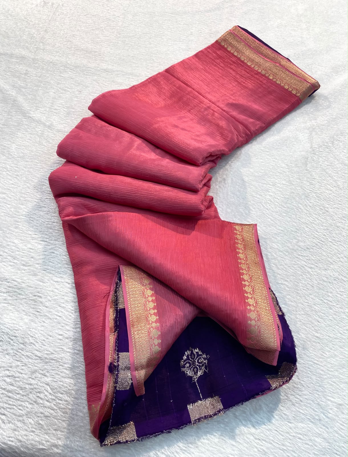 ✨ PREMIUM QUALITY VISCOSE  SILK SAREES  WITH SEQUENCE BLOUSE ✨