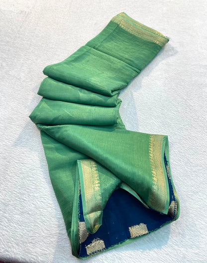 ✨ PREMIUM QUALITY VISCOSE  SILK SAREES  WITH SEQUENCE BLOUSE ✨