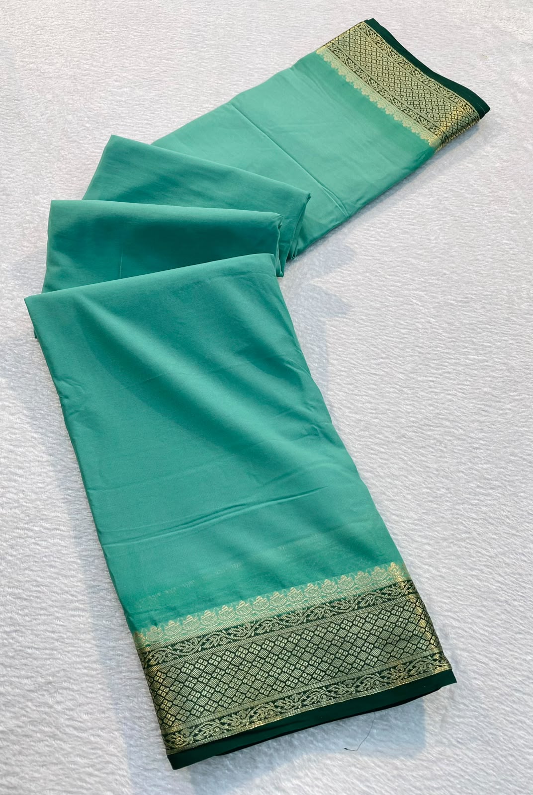 PREMIUM TRENDY SEMI MYSORE CRAPE SILK SAREES