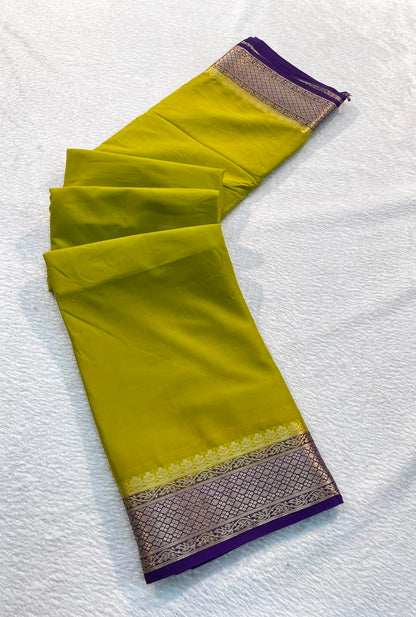PREMIUM TRENDY SEMI MYSORE CRAPE SILK SAREES
