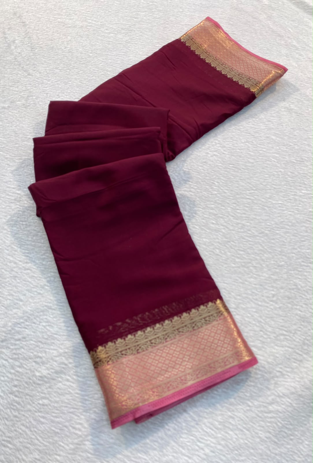 PREMIUM TRENDY SEMI MYSORE CRAPE SILK SAREES